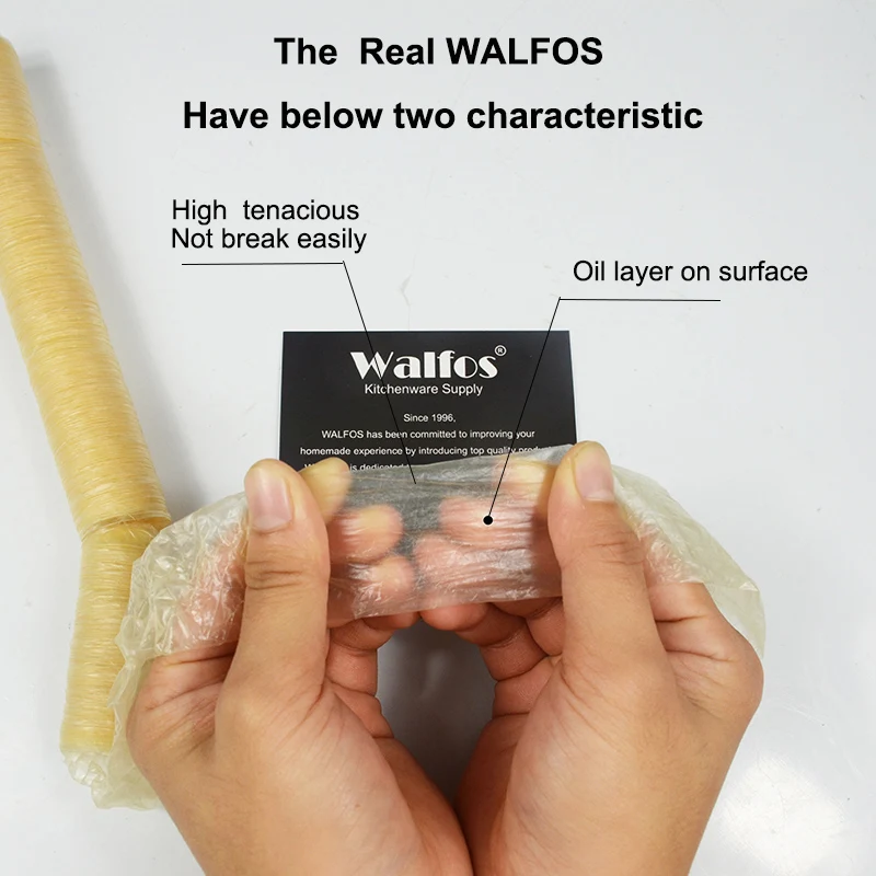 WALFOS14m* 36 мм сухая свинья колбаса обсадная трубка для мяса колбасы корпус для колбасы машина для приготовления хот-догов корпус гамбургер инструменты для приготовления пищи
