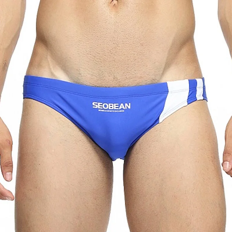 Seobean 2019 сексуальные Стрейчевые мужские купальники sunga плавки pantalones cortos de shorts