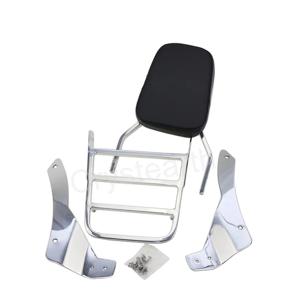 Задняя спинка для мотоцикла Sissy Bar с багажной полкой набор Yamaha Vstar V Star 650 400 Classic 1998 2014| |
