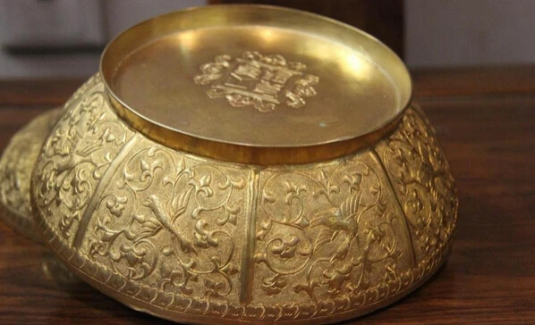 USPS в США S3307 винтажный сделанный вручную гравированный Медный позолоченный