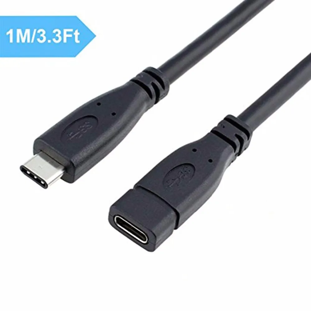 Кабель удлинитель USB Type C штекер гнездо совместимый с Thunderbolt 3 для Nintendo Switch Apple MacBook