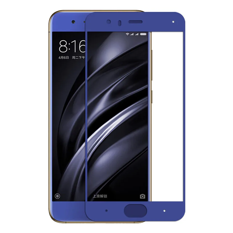 Защитное 3d-стекло с закругленными краями для Xiaomi Mi 6 пленка из закаленного стекла