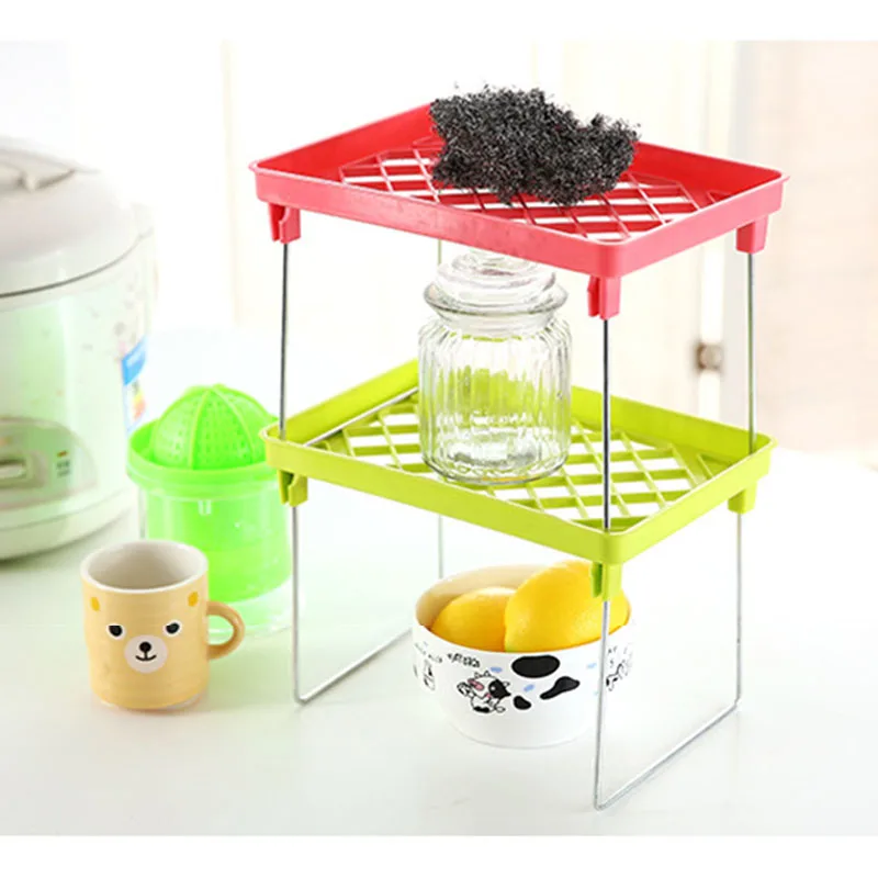 1 шт. складные стеллажи для хранения полка держатель стойка кухни ванной комнаты