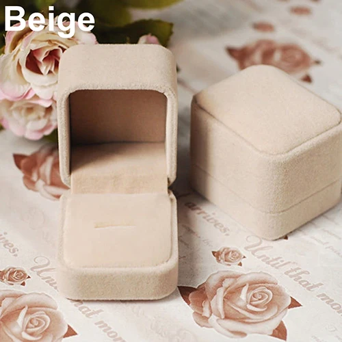 Бархатное ювелирное ожерелье кольцо серьги дисплей органайзер для хранения