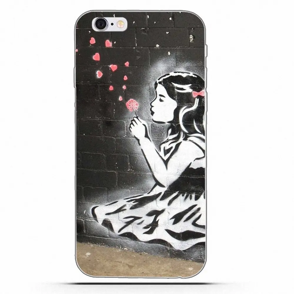 Для Huawei Honor 4C 5A 5X 6A 6C 6X 7X 9 V8 V10 Mate 7 8 10 P9 P20 Pro Lite Play Soft Fashion Funny Street Art Banksy Graffiti|Бамперы| |