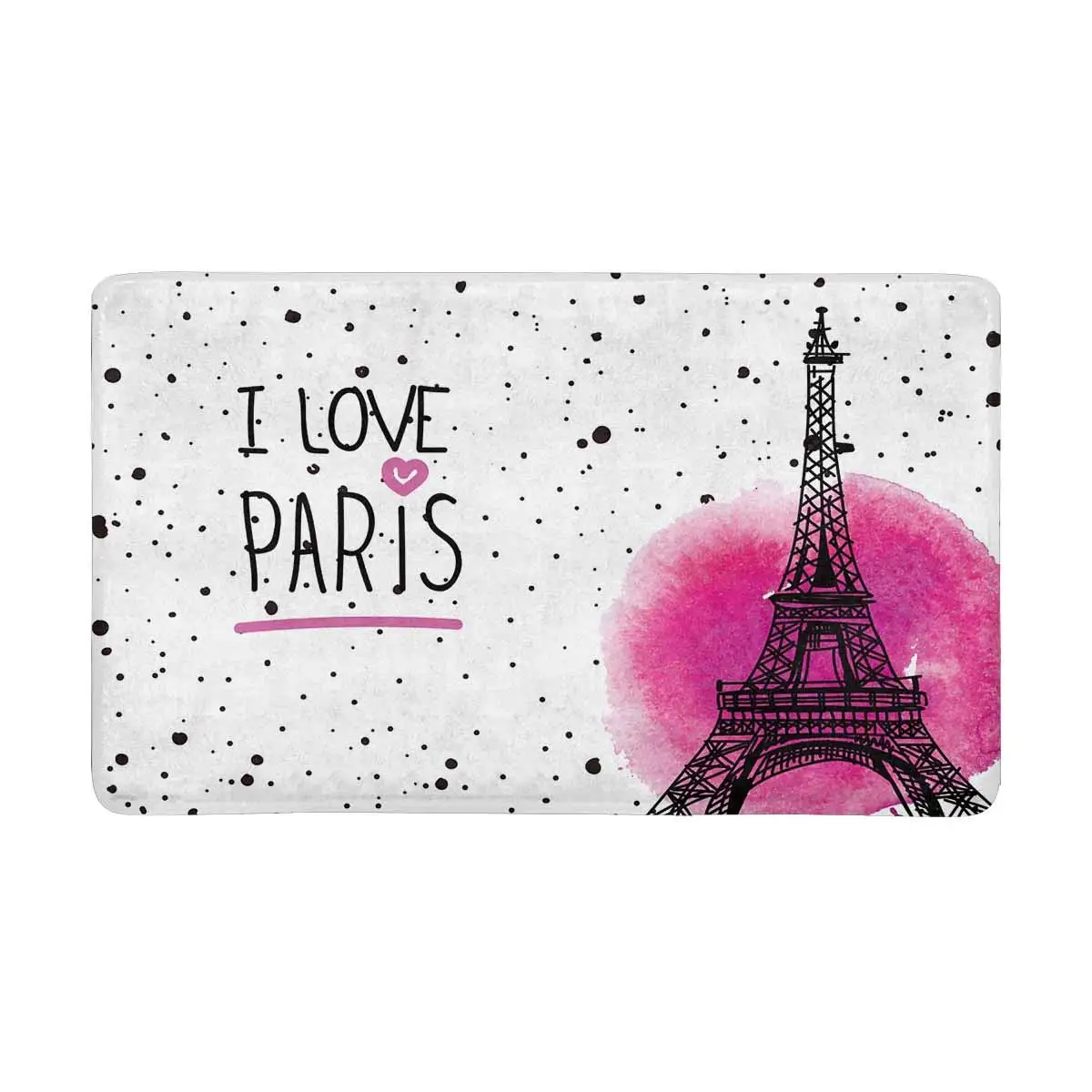 I Love Paris Эйфелева башня французский коврик для двери Противоскользящий входа