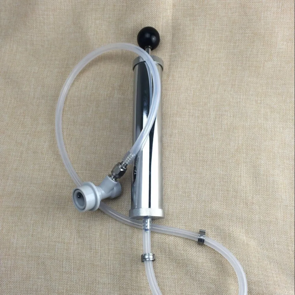Hand Pump for Corny Keg ball lock co2 charger brewing kegging air pump 80cm line | Дом и сад