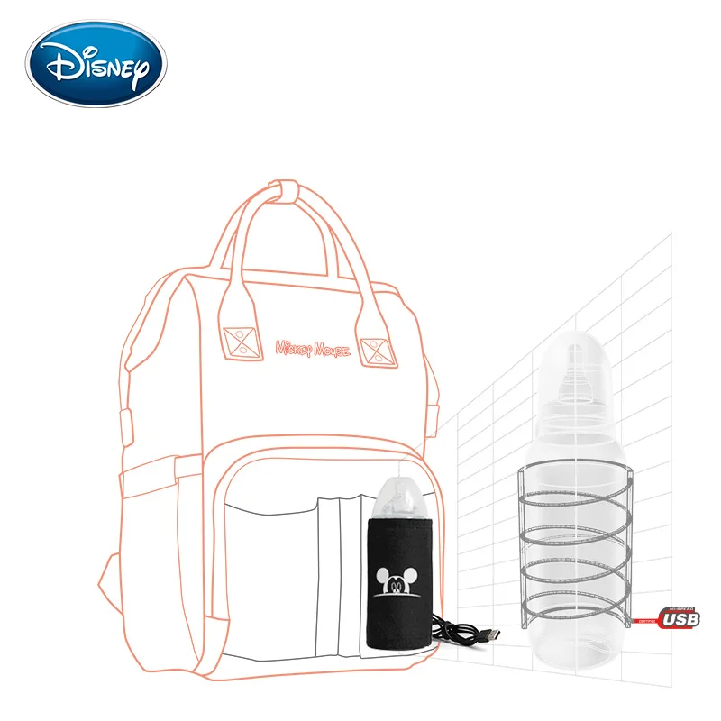 Классические Стильные сумки для подгузников Disney Минни Микки сумка мам