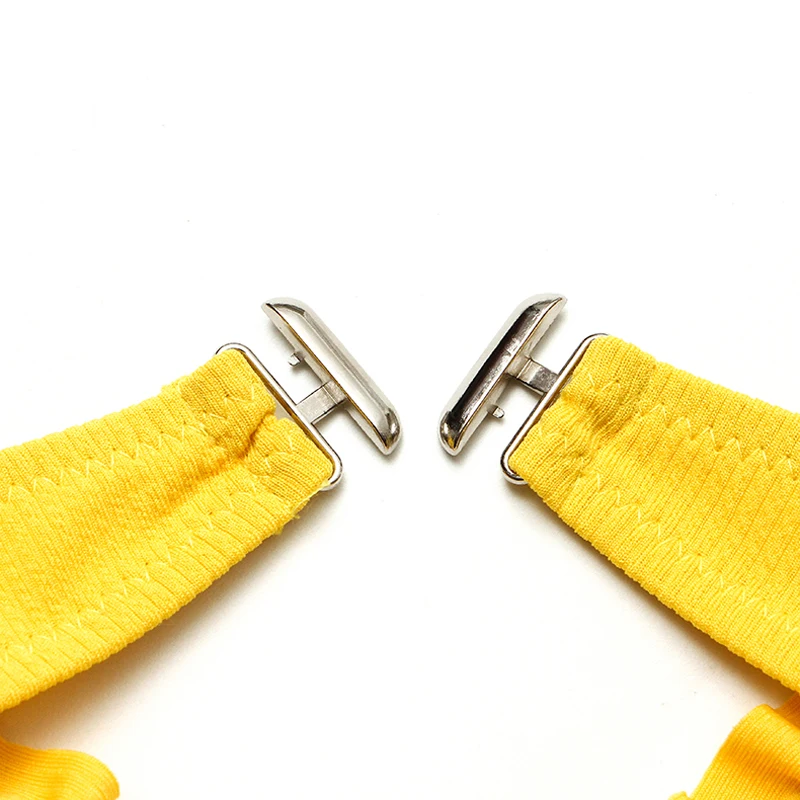 Женский купальник с высокой талией желтый черный регулируемой спинкой белый