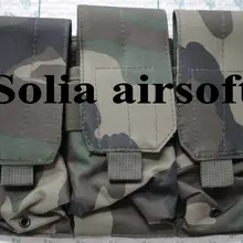 Тактическая Тройная Сумка molle Тройной Журнал mag круглая сумка для