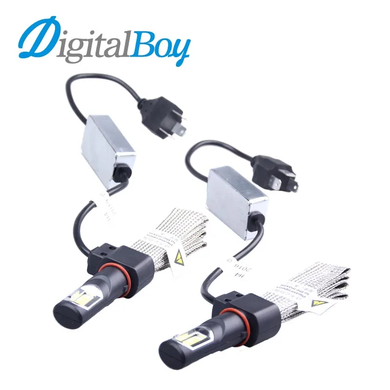 Digitalboy 72 Вт H4 Автомобильный светодиодный светильник s дальнего и ближнего света