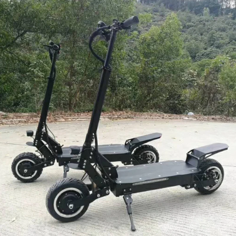 

dual-drive electric scooter 10inch electric skateboard 52V26ah battery high-power hoverboard double shock absorber scooter