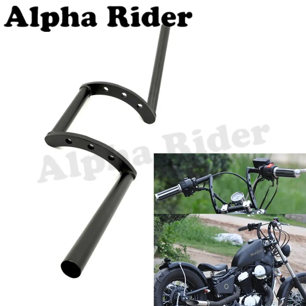 Ретро 1 &quotDrag Handle Bar Z приподнятое Рулевое колесо для Harley Honda Kawasaki Cruiser Bobber Chopper Custom 25