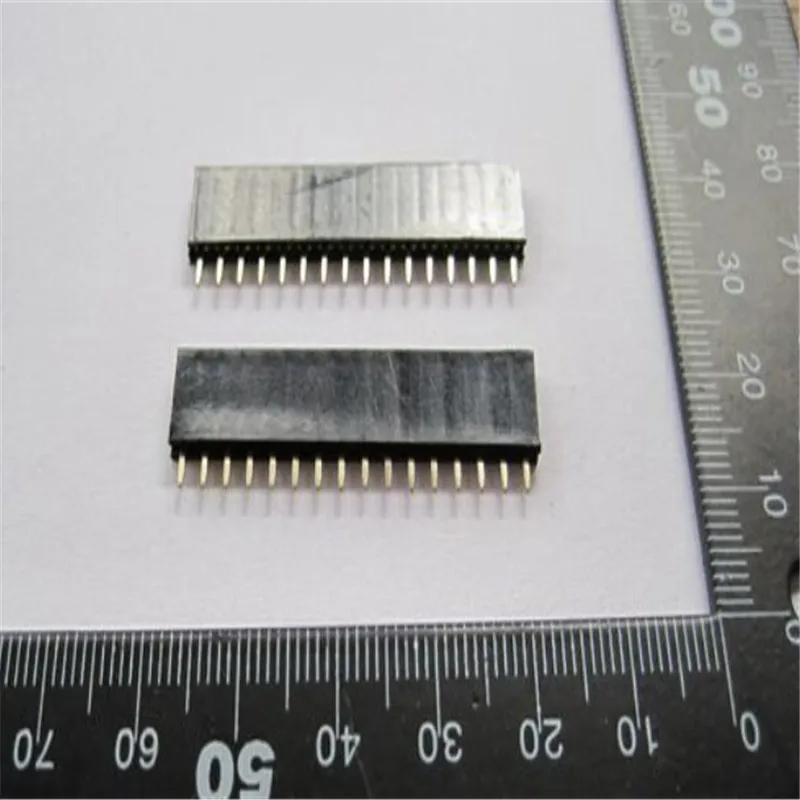 20 шт./лот 16 pin одиночное женское сиденье 2 54 мм расстояние 1*16P прямое основание иглы
