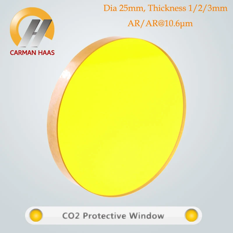 Carmanhaas CO2 ZnSe лазерная защита окон защитное стекло диаметр объектива 25 мм|Линзы| |