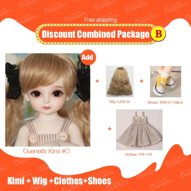 Бесплатная доставка скидка комбинированный пакет литлфи анте Fairyland / Kimi Minifee Хлоя