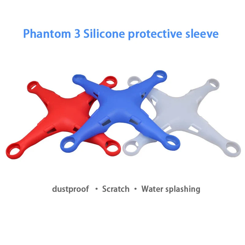 Phantom 3 body Protective Cover Silicone Dustproof Scratch-resistant Case for DJI |