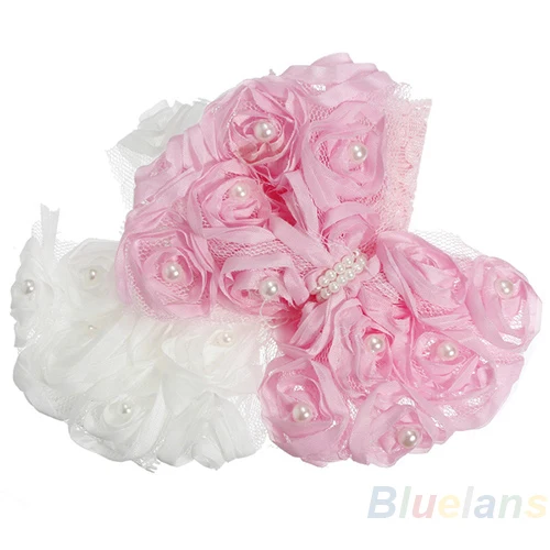 Женская повязка на голову с жемчужинами розовым бантом|flower headdress|hairband flowerpearl headband