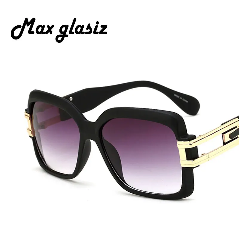 Women Unique Square Sunglasses Oversize Vintage Frames Shades Men Fashion High Quality Gradient Lens Eyeglasse Female UV400 | Аксессуары