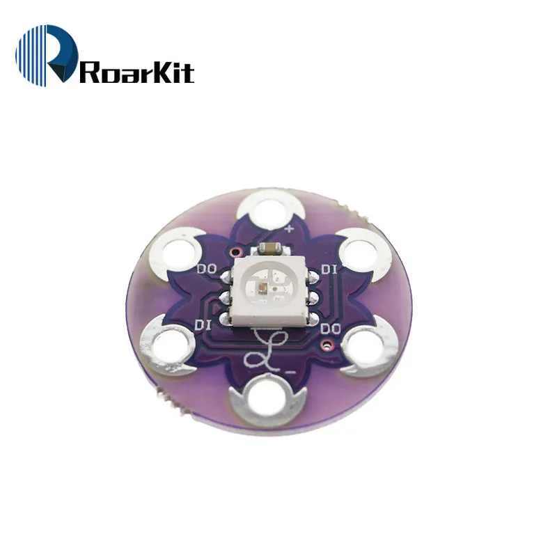 10 шт./лот Новая плата LilyPad Pixel WS2812 модуль для arduino | Электронные компоненты и