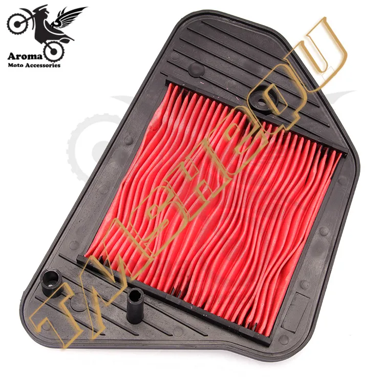 

free shipping red professional moto air clean motorbike accessories for honda CH250 air filter motorcycle air cleaner system