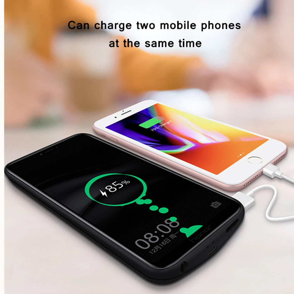 Чехол NTSPACE Powerbank для Huawei Honor V20 чехол аккумулятора 6500 мАч запасной блок питания View 20
