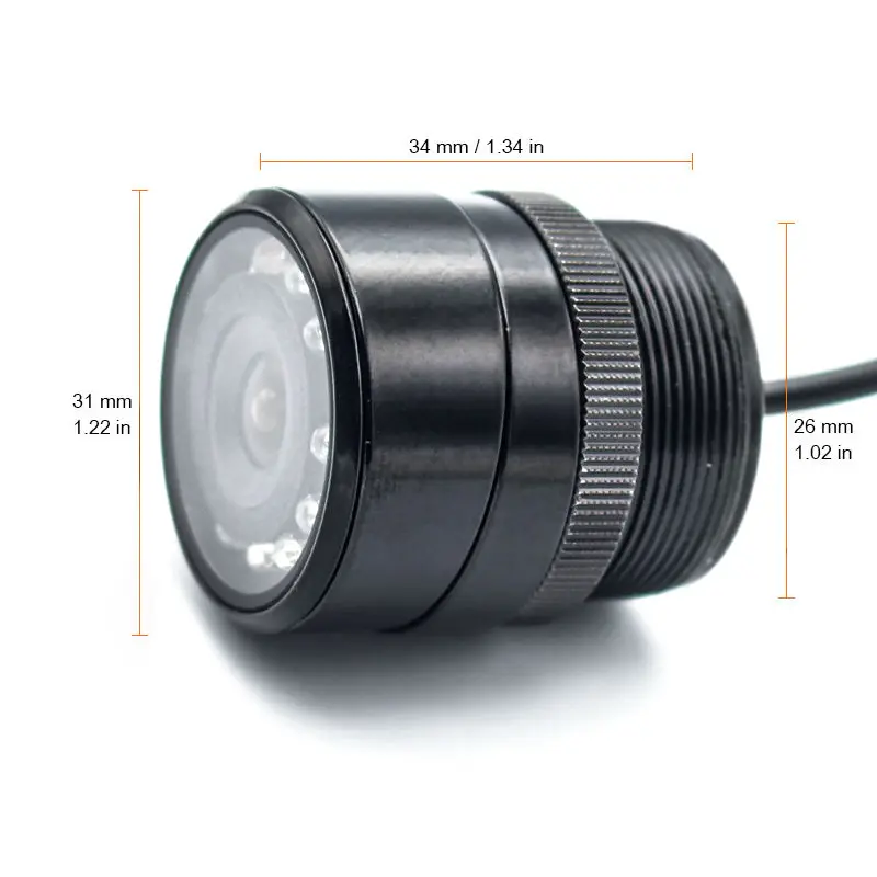 GreenYi Водонепроницаемая Автомобильная задняя камера заднего вида 10 IR LED ночное