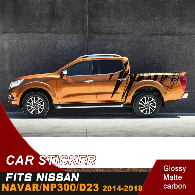 3 шт. виниловые наклейки для кузова NISSAN NAVARA NP300 D23 2014 2015 2016 2017 2018|Наклейки на