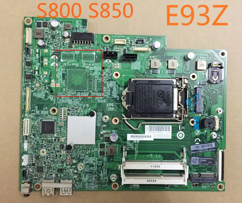 

Материнская плата для Lenovo E93Z S800 S850 AIO PIB85S/TRIPOLI 12102-1 48, 3kr12. 011, 100% протестирована, полностью работает