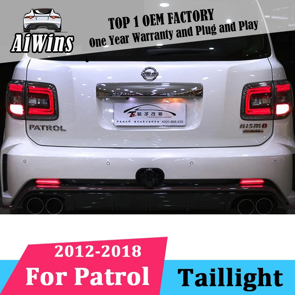 Aiwins 1 компл. 4 шт. автомобиля задний фонарь для Patrol 2008 2009 2010 2011 светодио дный 2015