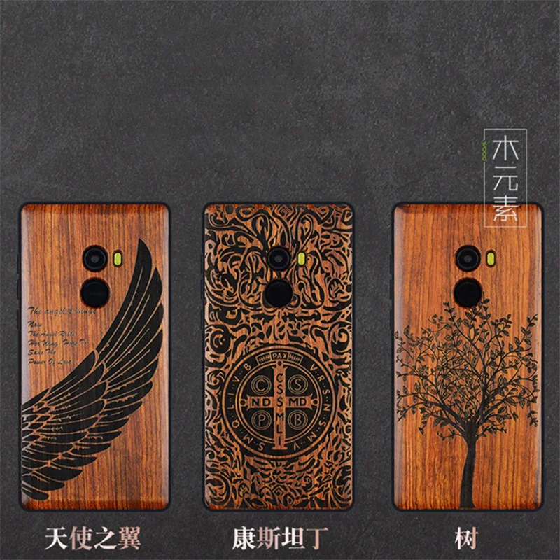 Xio mi x 2 Чехол mi x2 чехол TPU резная Роза деревянный ящик Coque Boogic Xiaomi mi x 2 Деревянный чехол для телефона s