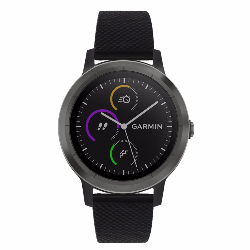Ремешок для часов из натуральной резины 20 мм Garmin Vivomove/Vivoactive 3 Huawei Watch 2 (Sport) со