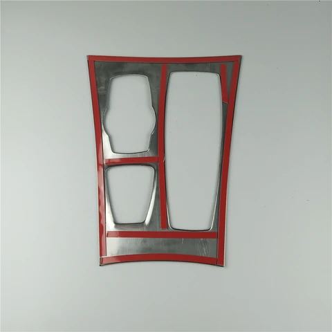 Черная центральная консоль, панель переключения передач, декоративная накладка для BMW X5 E70 X6 E71 2008-2014, Стайлинг автомобиля из нержавеющей стали с левым рулем