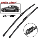 Щетки стеклоочистителя Erick's LHD для Porsche Macan 95B 2014-2020, лобовое стекло, переднее стекло, 24 дюйма + 20 дюймов