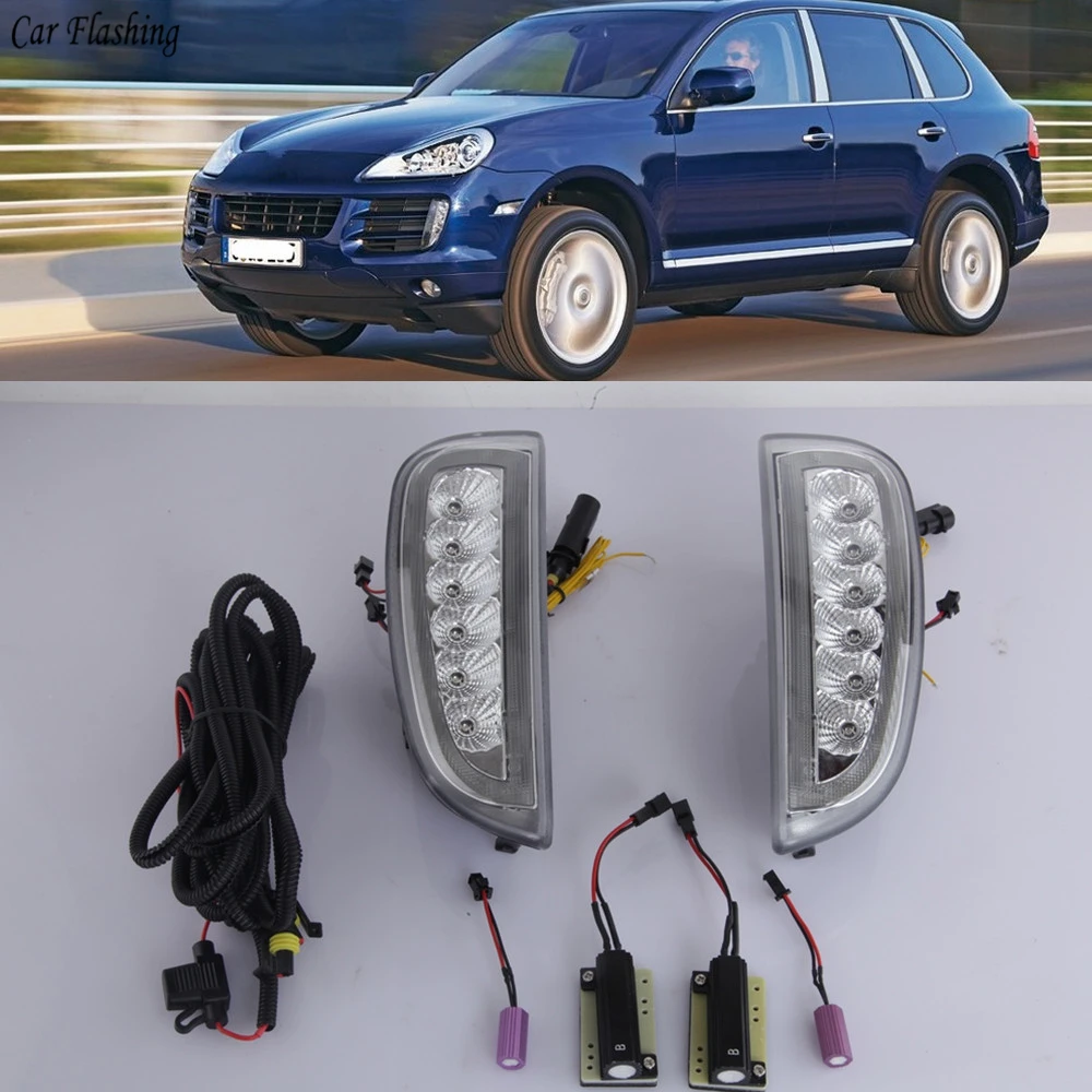 1 комплект DRL светодиодный поворотники положение светильник дневного