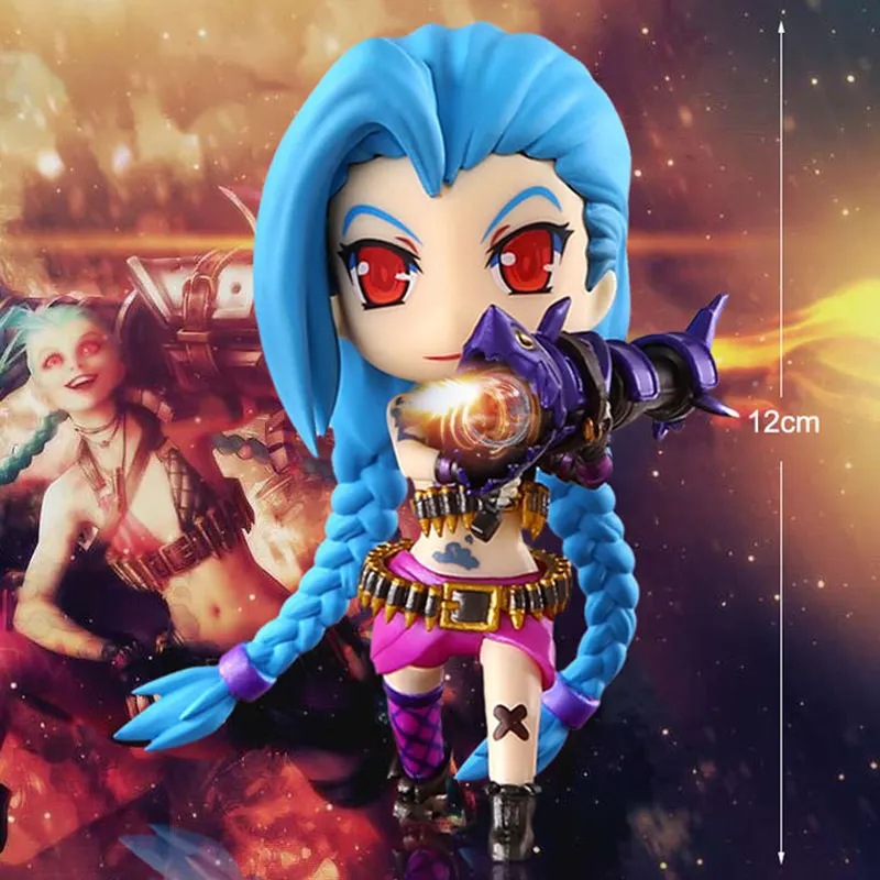 Интернет Кафе украшения LOL Лига Легенд ПВХ Джинкс нами Yasuo ashe модель фигурки