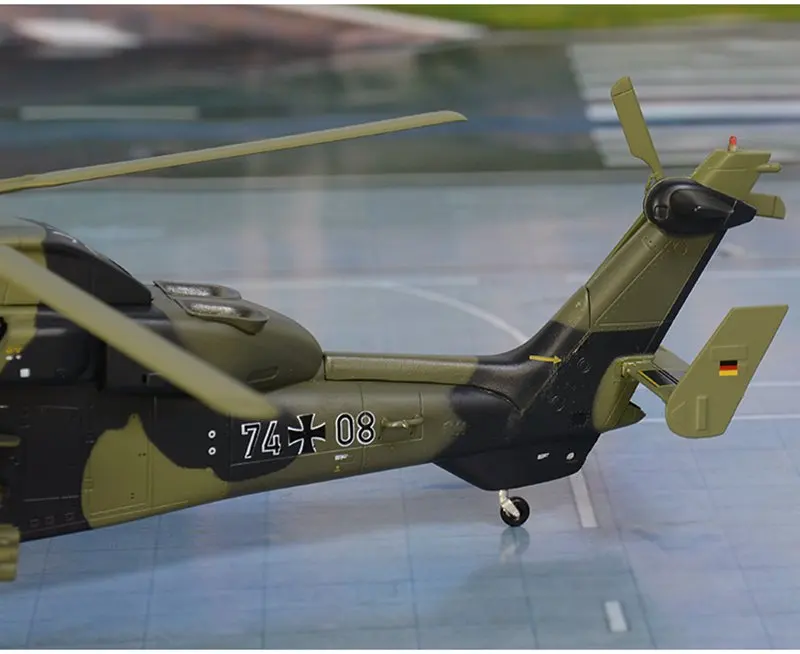 1/72 масштаб предварительно построенный Eurocopter Tiger EC665 Тигр вертолет хобби Коллекционная готовая пластиковая модель самолета