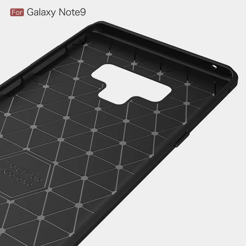 Для samsung Galaxy Note 9 чехол противоударный углерода Мягкий силиконовый для 8 Note8