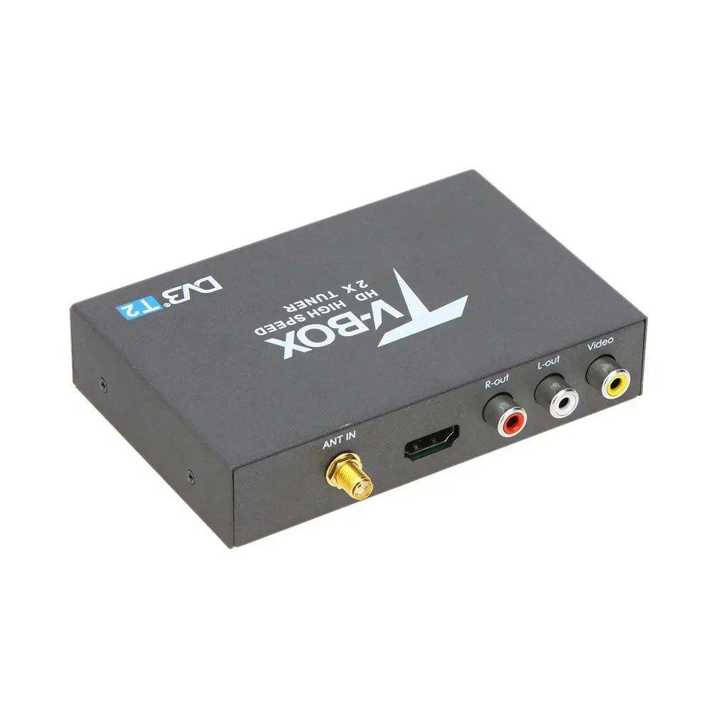 DVB T2 цифровой ТВ конвертер коробка быстрое декодирование мобильный