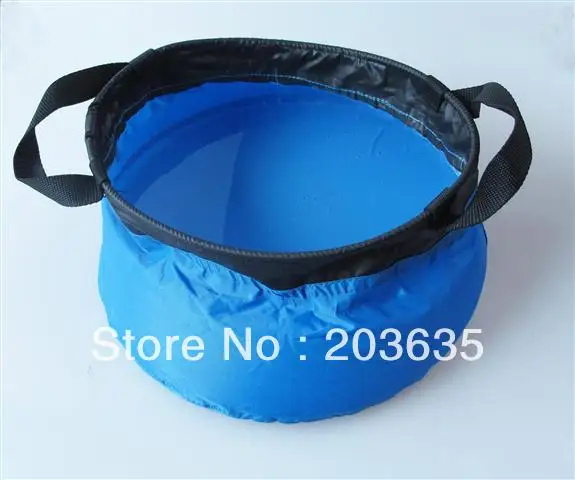 

Outdoor garden cleaning tool nylon folding lavendered folding basin portable bucket folding bucket