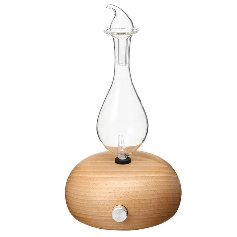 Wooden Glass Aromatherapy Pure Essential Oils Diffuser Air Nebulizer Humidifier Household Conditioning Applianc | Бытовая техника