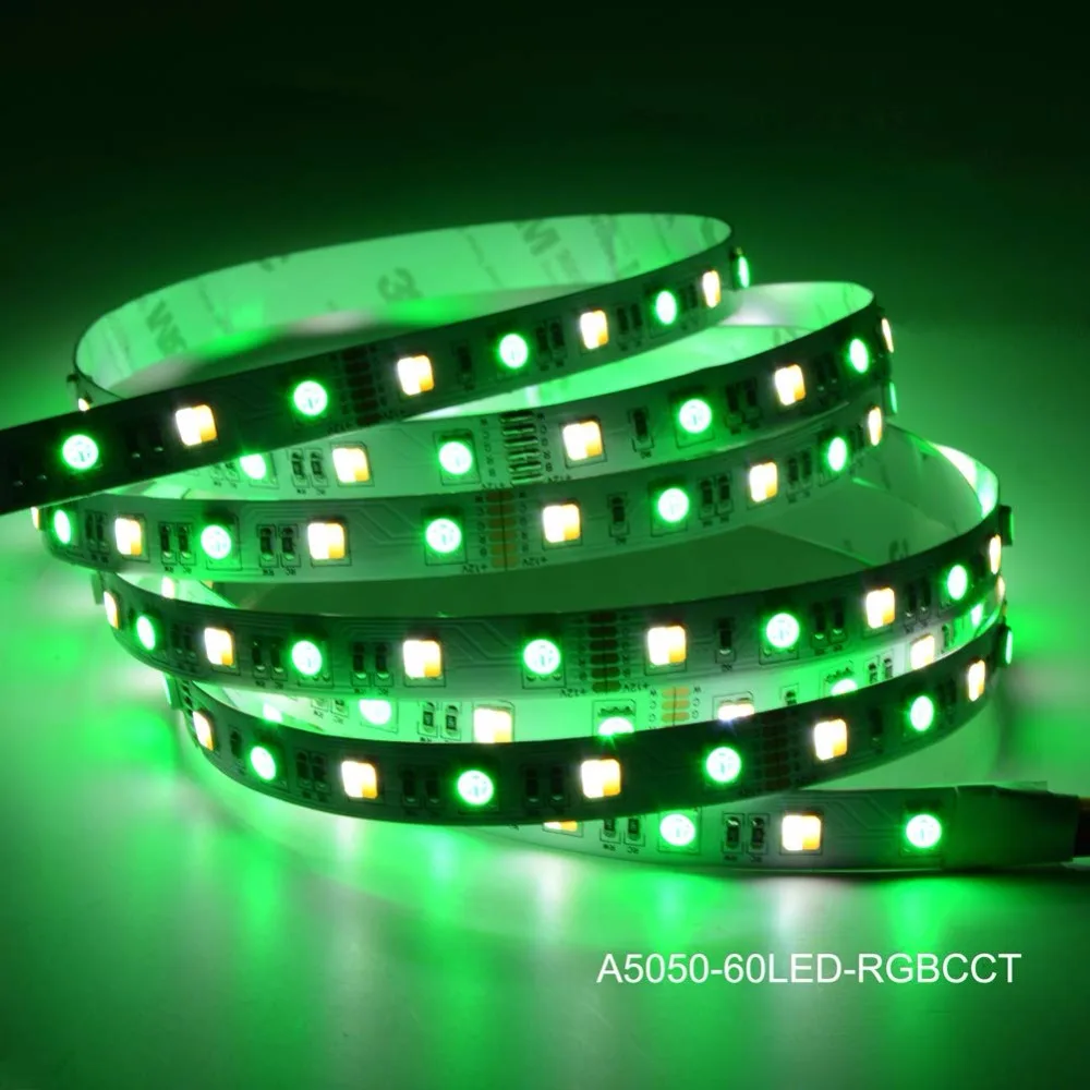 SMD 5050 RGB Светодиодная лента Водонепроницаемая 5 м 300 светодиодный DC 12 В 24 В CCT RGBCCT RGBW RGBWW белый теплый белый Fita светодиодный светильник гибкие 5 м