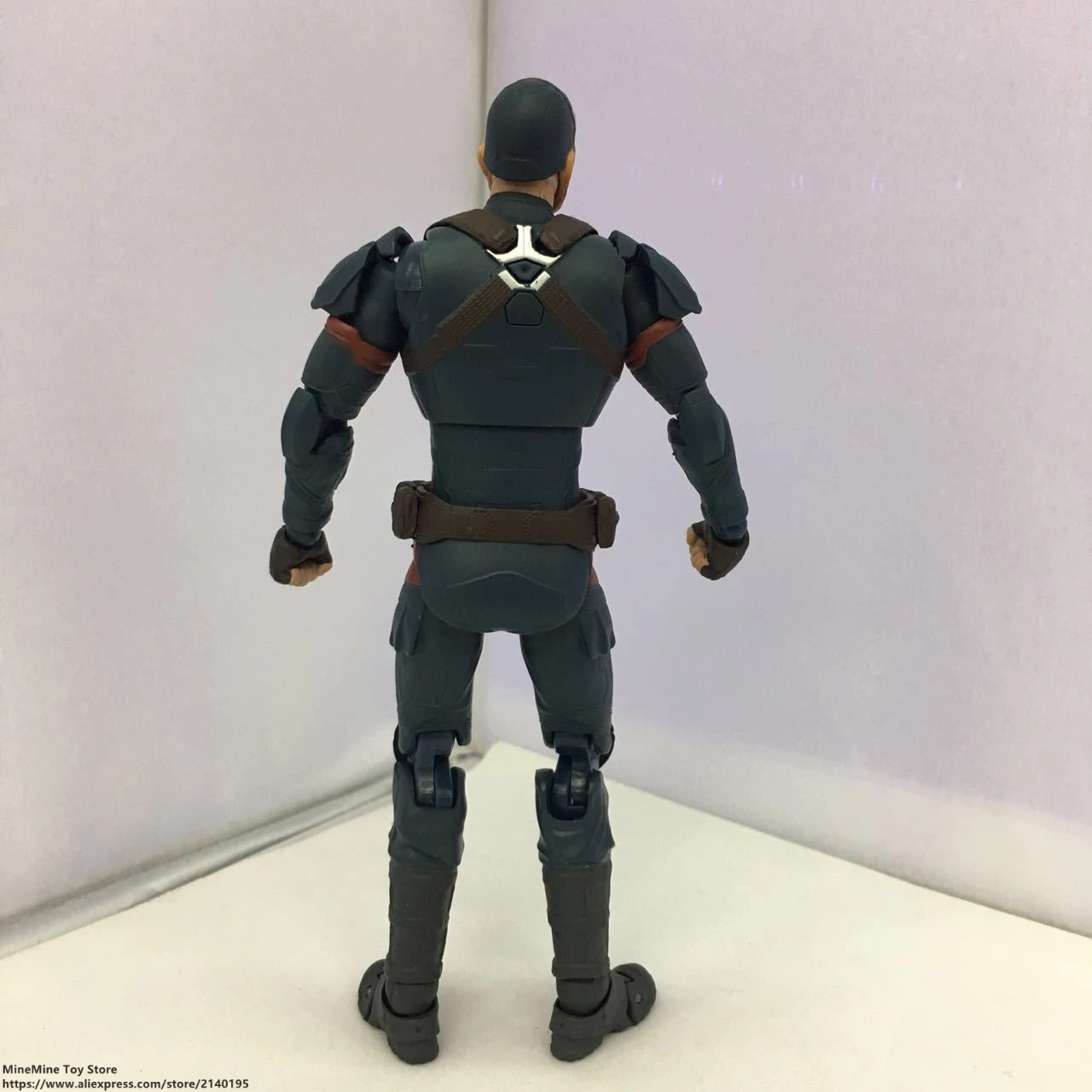 DISNEY Marvel Мстители Капитан Америка 15 5 см фигурка аниме мини украшение ПВХ