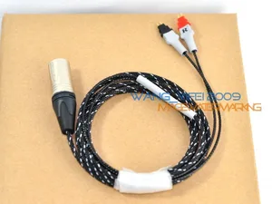 Удивительный сбалансированный Hi-Fi кабель ручной работы 2,5 м для наушников Sennheiser HD545 HD565 HD580 HD600 HD650 XLR 4 pin CANNON