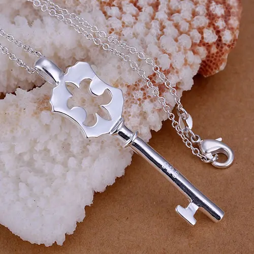 P075 fashion jewelry chains necklace 925 silver pendant Steller keyfob oacf tadn | Украшения и аксессуары