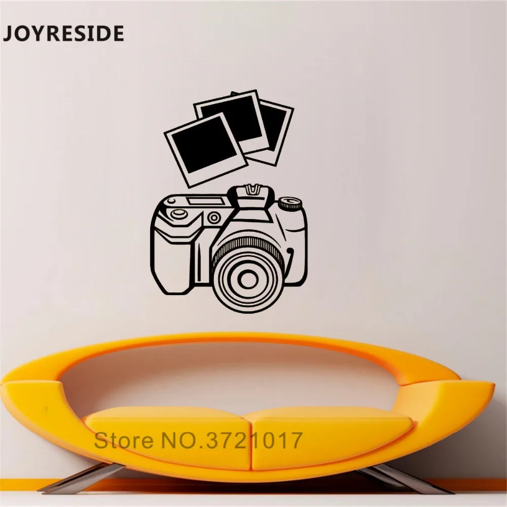 Joysebe фото камера Наклейка на стену видео фотографии настенные стикеры