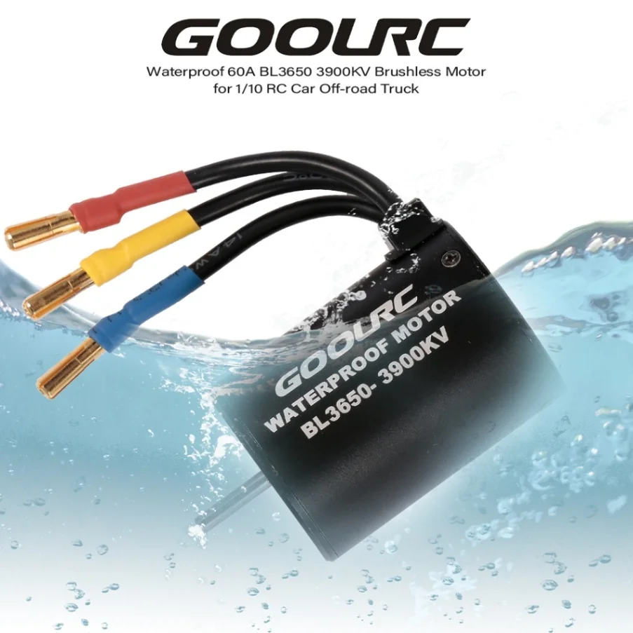 GOOLRC водонепроницаемый двигатель BL3650 3100KV 3500KV 3900KV 4300KV бесщеточный с 60A ESC для