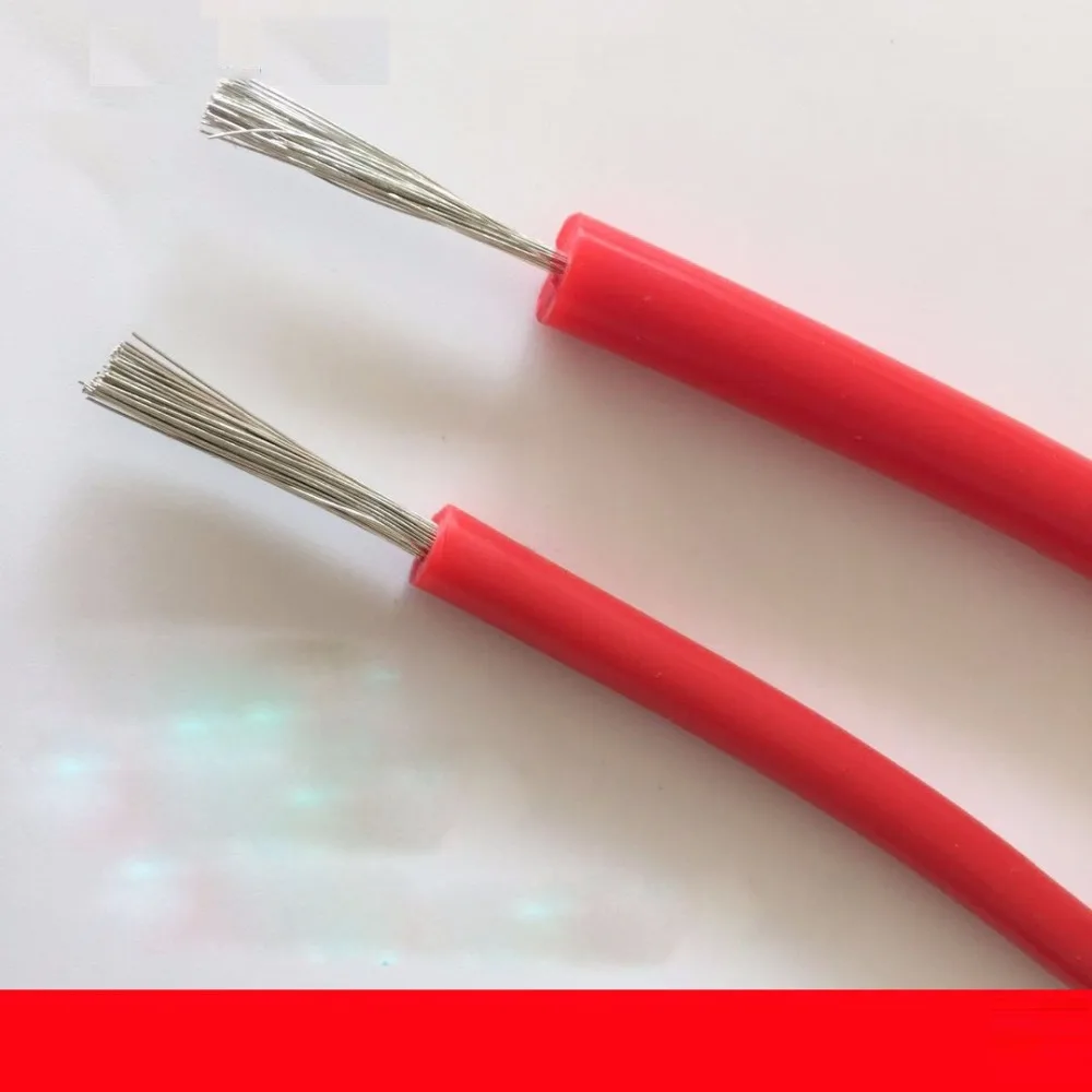 

16awg линия высокого напряжения, мягкие силиконовые изолированные провода для двигателя линии зажигания постоянного тока, 2kv5kv10kv15kv20kv25kv30kv;10 ме...