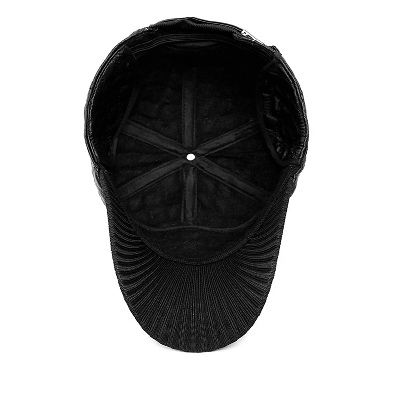 Зимняя мужская кепка s Snapback, теплая бейсбольная Кепка из искусственной кожи с вышитыми буквами, уличная зимняя мужская Кепка с защитой ушей, шапка gorras