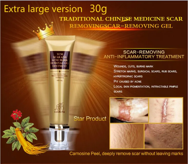 

LANBENA ginseng extract against black dots cream scar removal facial blackhead acne skin care treatment bleaching cream 30ml